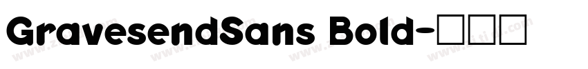 GravesendSans Bold字体转换